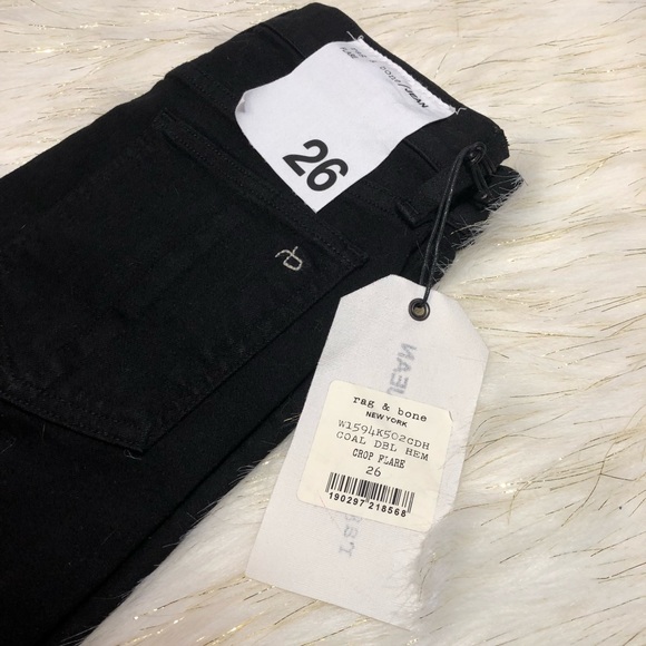 NWT [ rag & bone ] Crop Flare Released-Hem Jeans - Picture 5 of 8